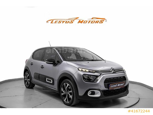 'LESYUS' 2023 MODEL CİTROEN C3 1.2 P.TECH SHİNE BOYASIZ 61.000KM