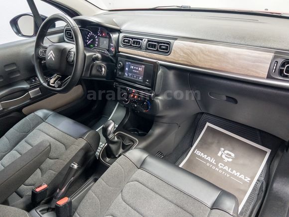 "%0 FAİZ KREDİ"2021 CITROEN C3 1.2 PURETECH FEEL "BOYASIZ"