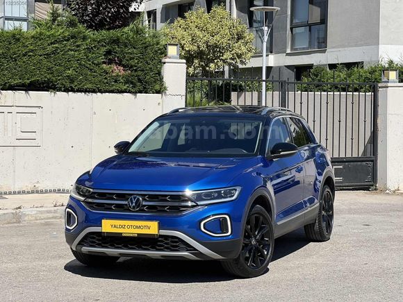 YALDIZ'DAN 2023 VW T-ROC 1.5 STYLE CAM TAVAN 28.000 KM EKSTRALI