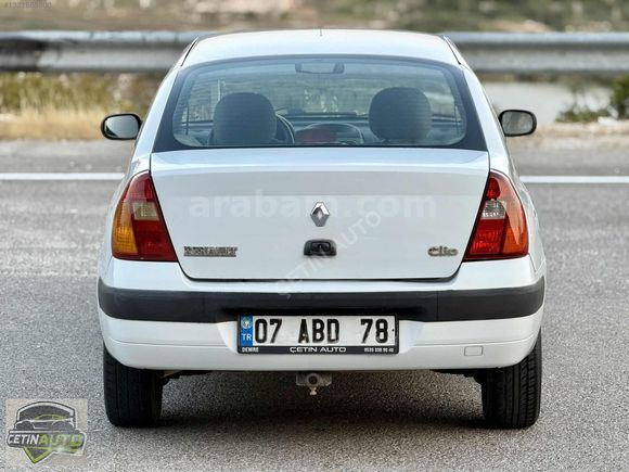 ÇETİN AUTO'DAN 2003 CLİO 265 BİN KM'DE BAKIMLI HASAR KAYITSIZ