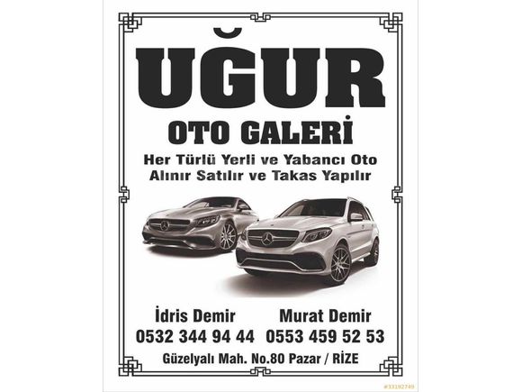 UĞUR OTO’DAN   2006 MODEL RENAULT KANGO TEK SÜRGÜLÜ KAPI KLİMALI RİZE/PAZAR