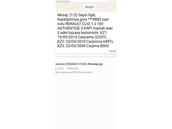 Clio 1.2 16V OTOMOTİK Authentique