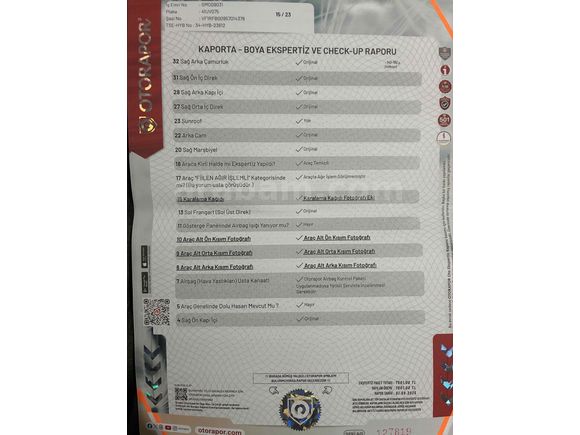 Temiz Km Düşük aile aracı -otomatik takaslı