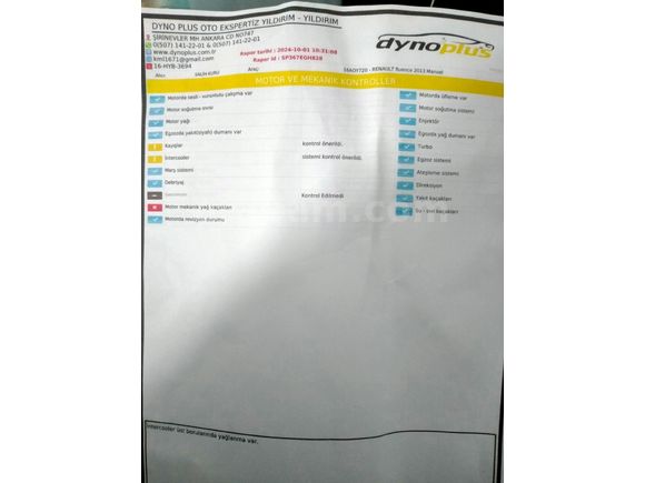 Sahibinden Renault Fluence 1.5 dCi Joy 2013 Model
