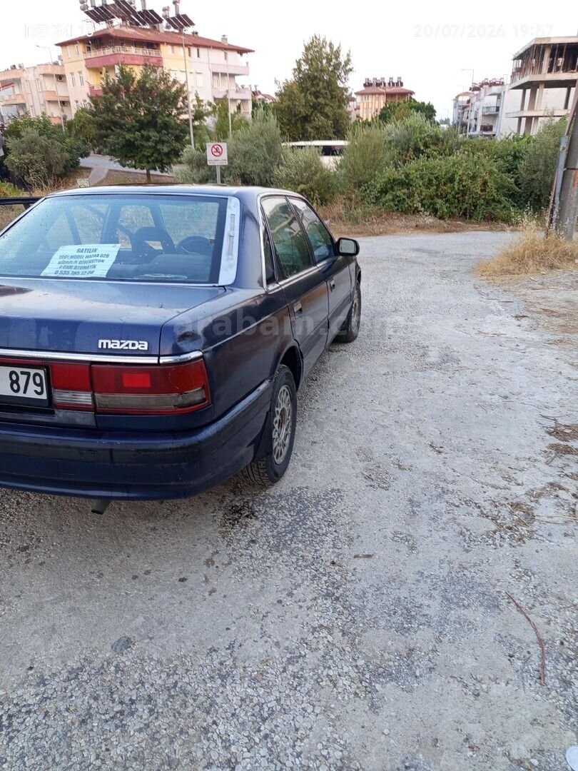 Galeriden Mazda 626 1.6 1991 Model Antalya 315.000 km Mavi (metalik) 2