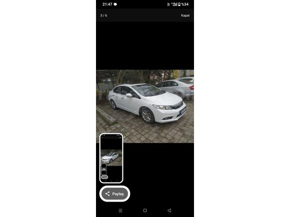 Sahibinden Honda Civic 1.6i VTEC Eco Elegance 2014 Model