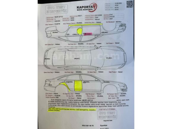 TEMİZ 1.6 DiZEL FOCUS HATASIZ AYARıNDA 