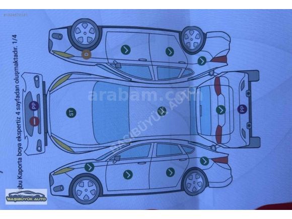 2016 A3 aSEDAN 1.6 TDI AMBIENTE CAM TAVAN HATASIZ