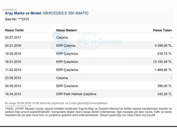 E350 4MATİC MAKYAJLI KASA SAF BENZİN HARMAN KORDON AİRMATİC