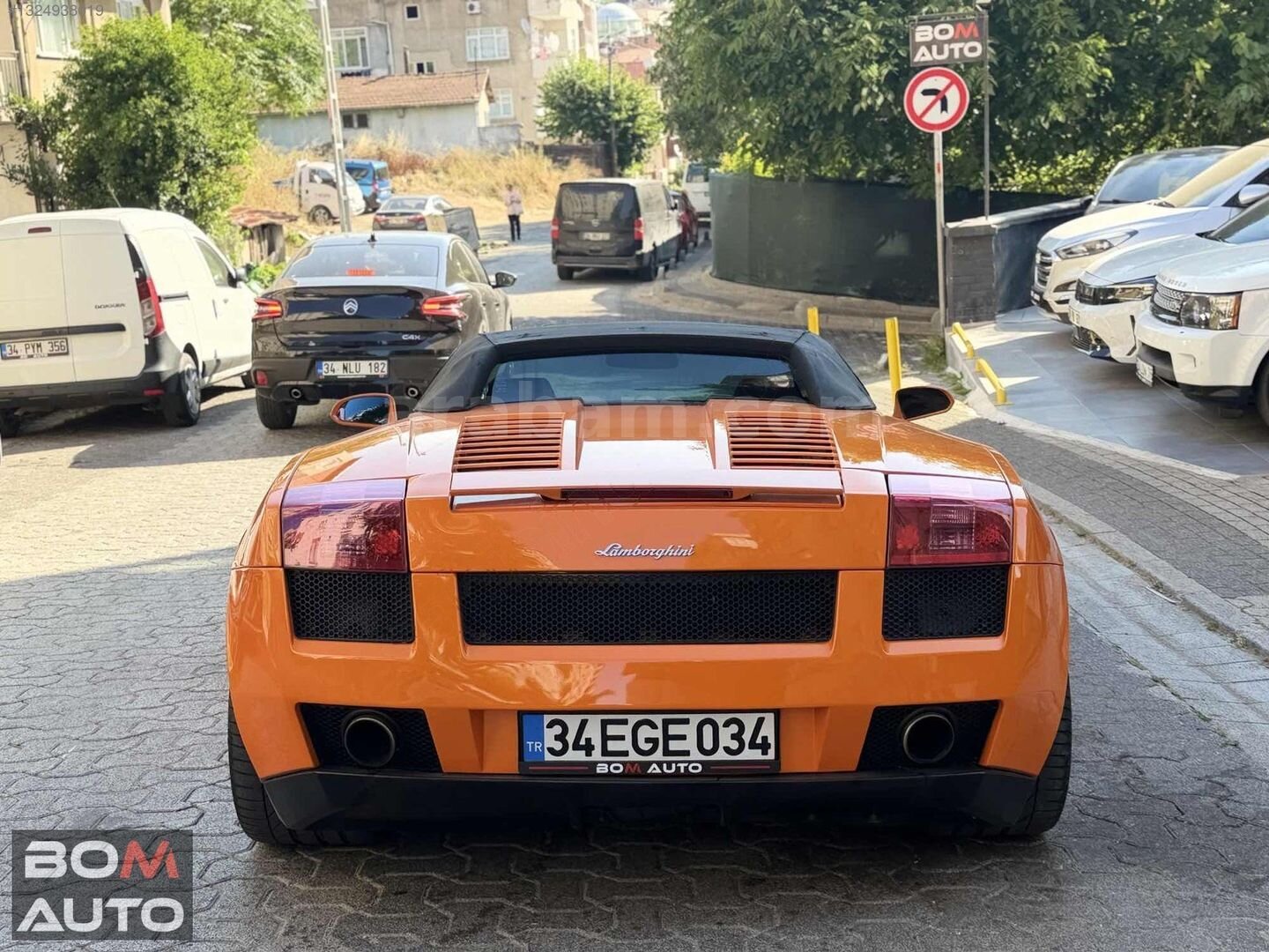 Galeriden Lamborghini Gallardo Spyder 2008 Model İstanbul 90.000 km Turuncu 6