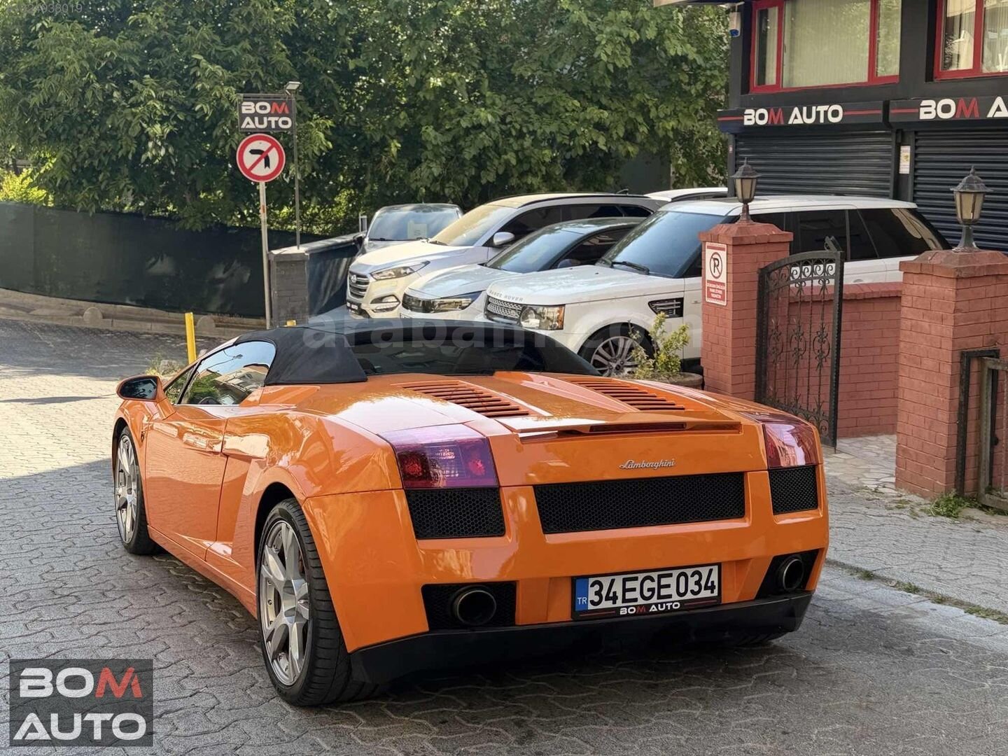 Galeriden Lamborghini Gallardo Spyder 2008 Model İstanbul 90.000 km Turuncu 5