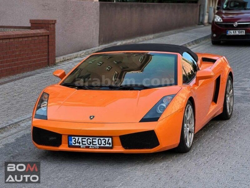 Galeriden Lamborghini Gallardo Spyder 2008 Model İstanbul 90.000 km Turuncu