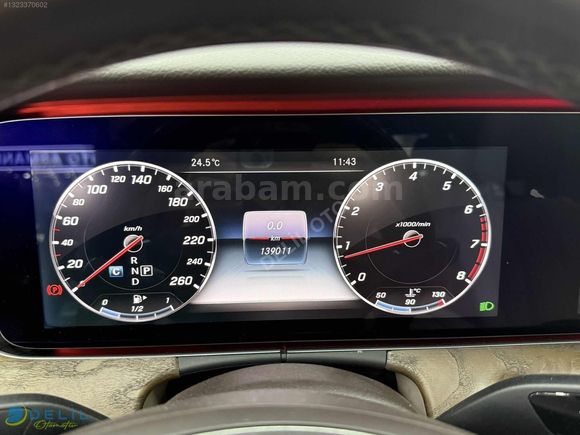 TR'DE TEK ÖZEL SİPARİŞ 2017 TRAFİK ÇIKIŞLI YENİ KASA E180 EXCLUS