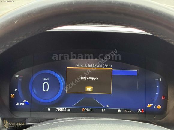 ÖZKANLAR'DAN 2023 MODEL FORD KUGA TİTANİUM HEAD-UP ORJİNAL