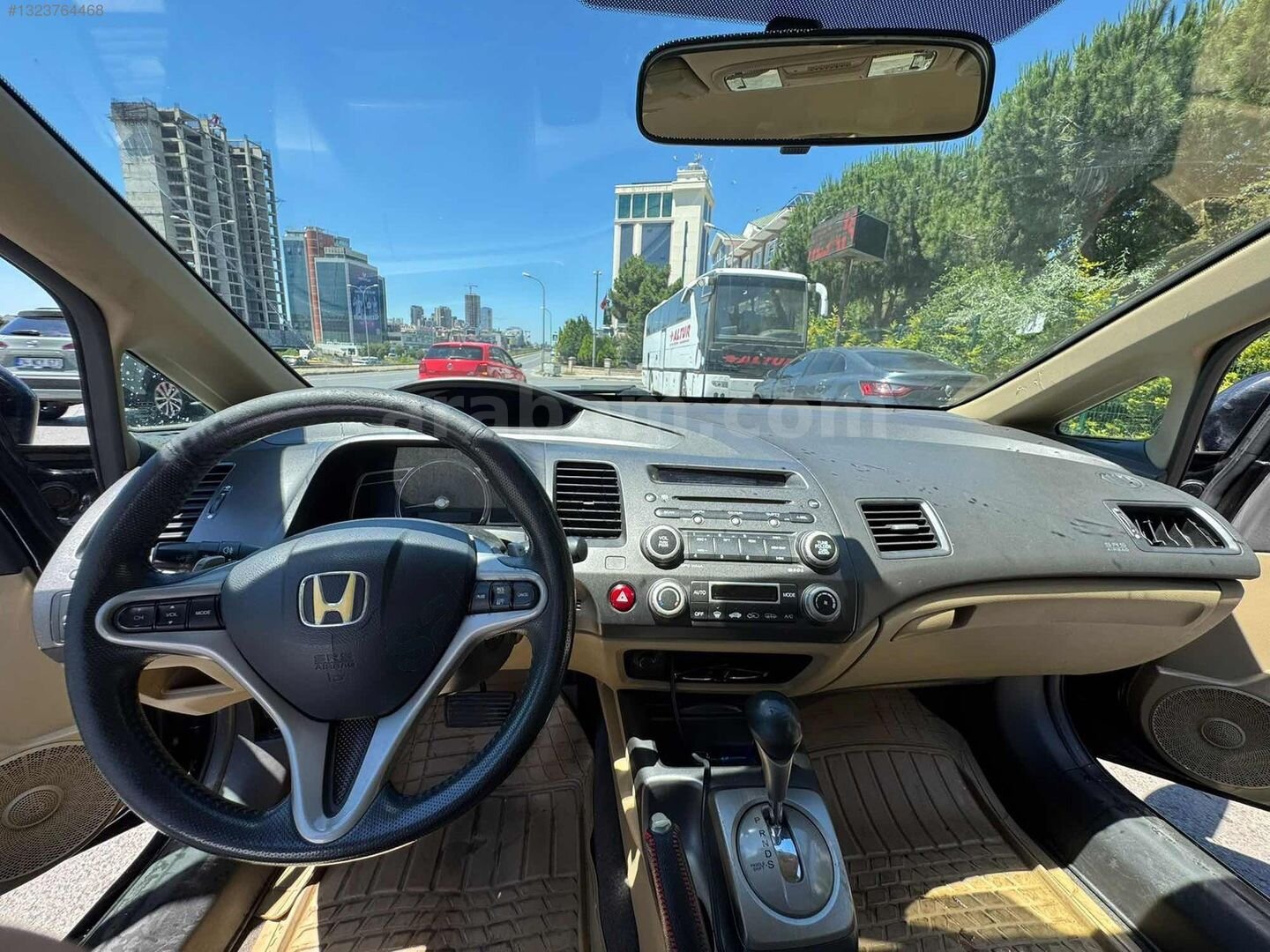 Galeriden Honda Civic 1.6i VTEC Premium 2007 Model İstanbul 182.000 km Siyah 7