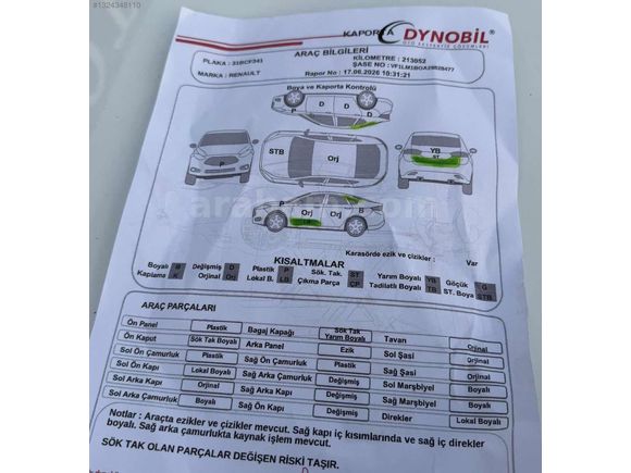 MEGANE 1.6.BENZİN.LPG/OTOMATİK/CAM TAVANLI/ 213BİN KM
