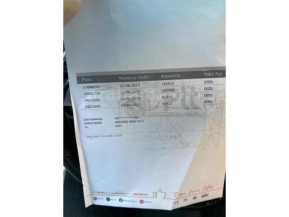 2014 MODEL MERCEDES CLA 180 D AMG 213.000 KM DE