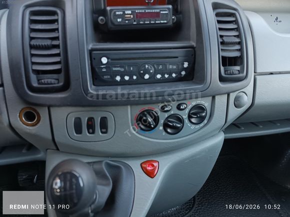 ORJİNAL 179.000 KM DE KLİMALI UZUN ŞASE 6M3 TRAFİK PANELVAN