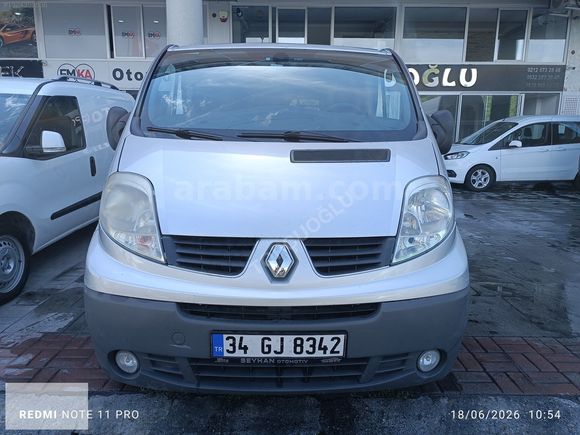 ORJİNAL 179.000 KM DE KLİMALI UZUN ŞASE 6M3 TRAFİK PANELVAN