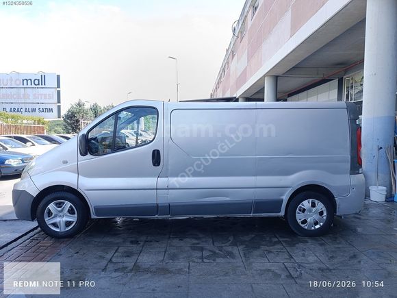 ORJİNAL 179.000 KM DE KLİMALI UZUN ŞASE 6M3 TRAFİK PANELVAN