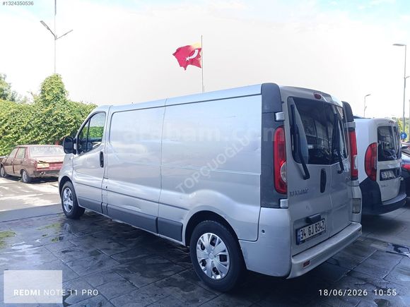 ORJİNAL 179.000 KM DE KLİMALI UZUN ŞASE 6M3 TRAFİK PANELVAN