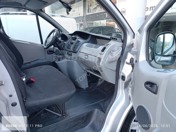 ORJİNAL 179.000 KM DE KLİMALI UZUN ŞASE 6M3 TRAFİK PANELVAN