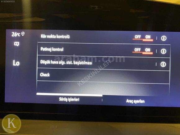 -İLK SAHİBİ SERVİS BAKIMLI BOYASIZ ULTİMATE PAKET-