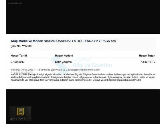 BS BAYRAM AUTO'DAN KEYLESS+START STOP NİSSAN QASHGAİ SKY PACK