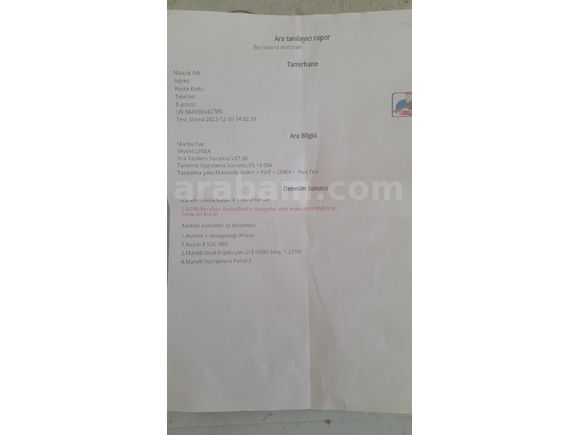 Sahibinden Acil Satılık Fiat Linea 1.3 Multijet Active Plus 2015 Model
