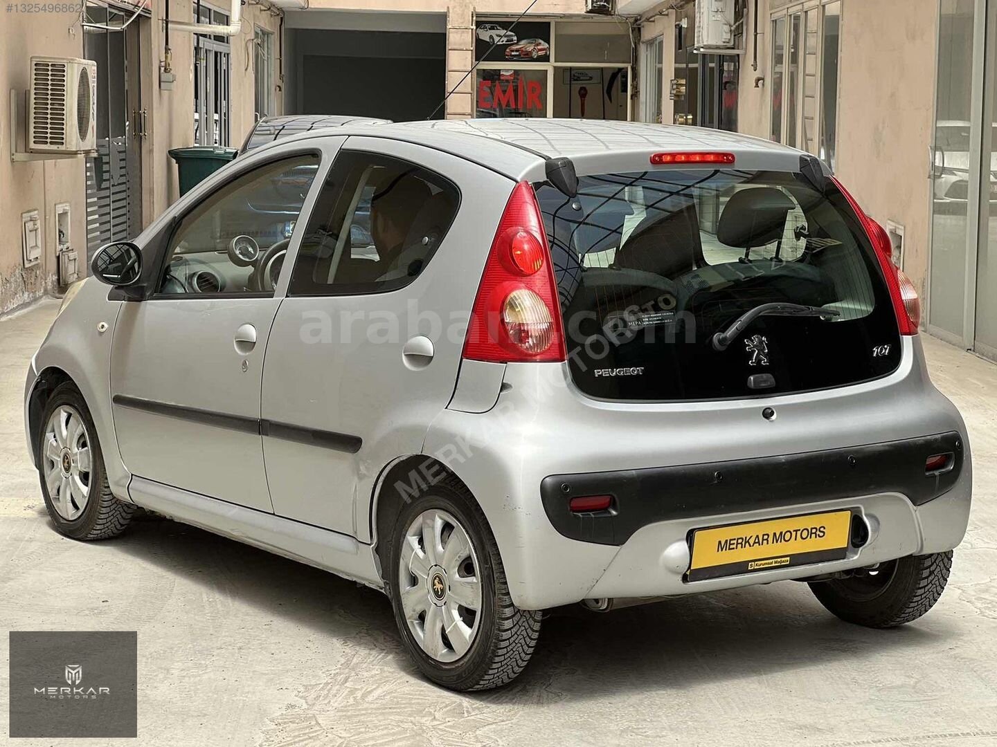 Galeriden Peugeot 107 1.0 Trendy 2008 Model Gaziantep 169.000 km Gri 7