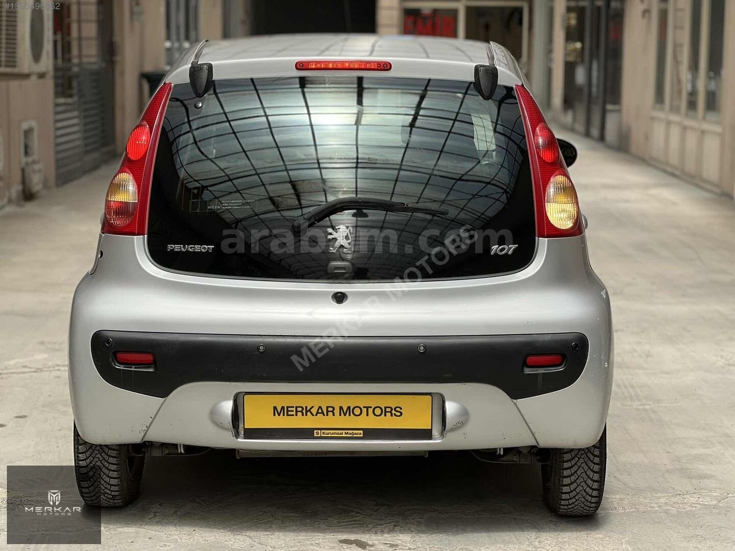 Galeriden Peugeot 107 1.0 Trendy 2008 Model Gaziantep 169.000 km Gri 5
