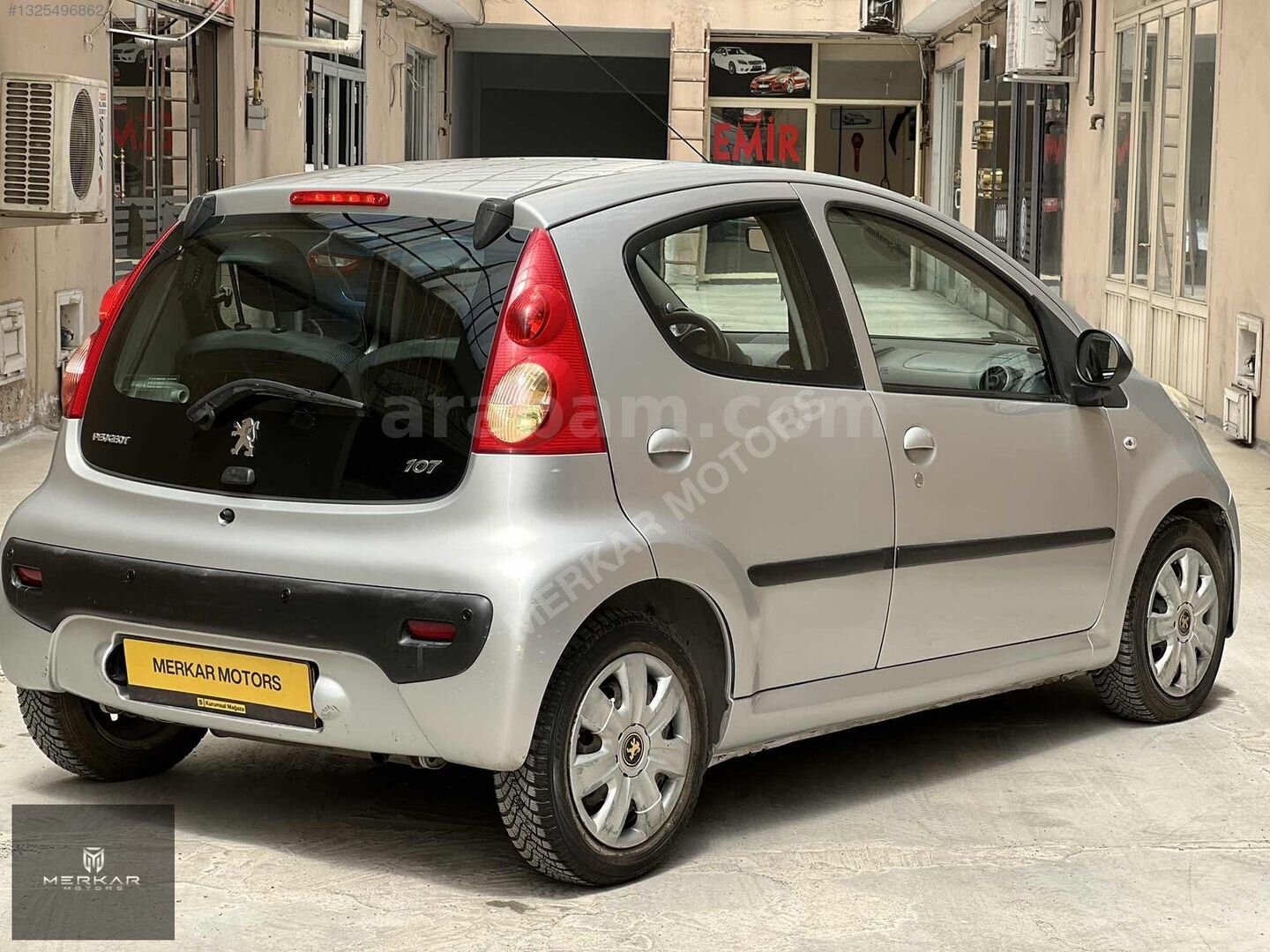 Galeriden Peugeot 107 1.0 Trendy 2008 Model Gaziantep 169.000 km Gri 6