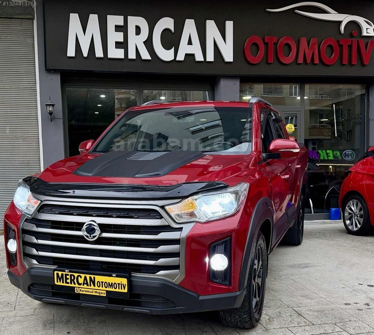 Galeriden KGM SsangYong Musso Grand 2.2 D Platinum Plus 2022 Model Rize 145.000 km Kırmızı 2