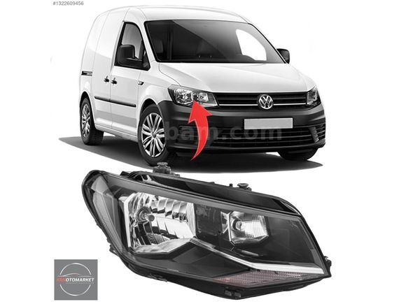 Vw Caddy Far Sağ Trendline 2015-2020 2K1941016B