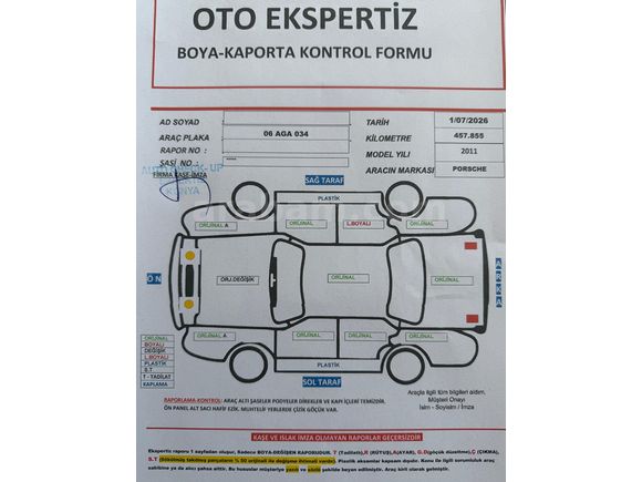 ÖZSAĞLAM'dan 2011 Porsche Cayenne 3.0 Diesel Hatasız *06AGA034*