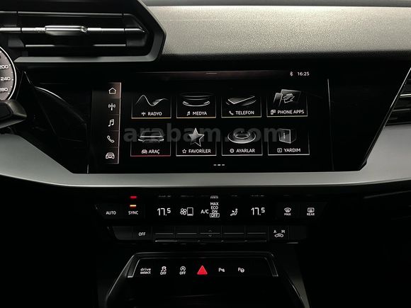 FIRSAT:2022 A3 SEDAN 35 TFSI ADVANCED+K/K TAKSİT