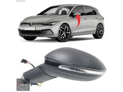Golf8 Sol Ayna Katlanır+Hafıza+Aydınlatma 13Pin 2020-2024 5H1857