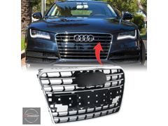 Audi A7 Ön Panjur Kromlu S line 2011-2014 4G8853651D