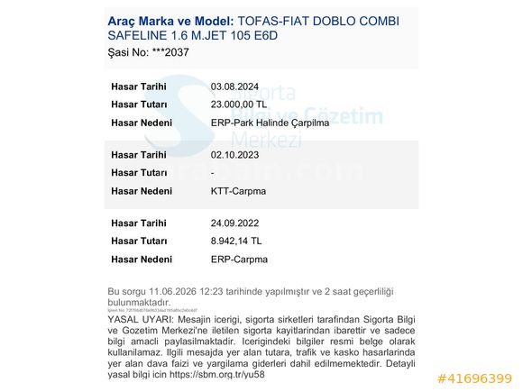FIAT DOBLO SAFELİNE