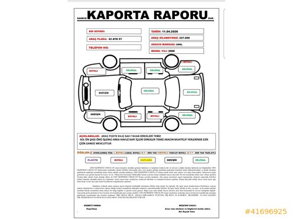 SİNVAR MOTORS dan corsa