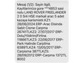 KONAK OTO' DAN SATILIK 2012 2.0 FREELANDER 2