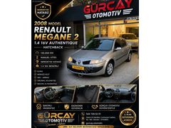 2008/MEGANE II/NEREDEYSE HATASIZ/145.oooKM/KARTA 12 TAKSİT İLE