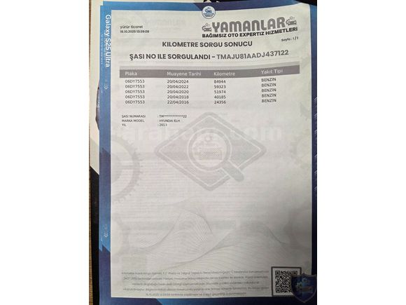Sahibinden Hyundai ix35 1.6 GDI Style Plus 2013 Model Tokat