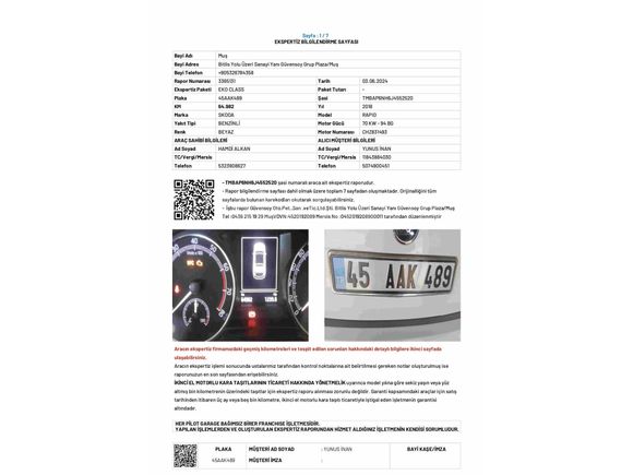 Sahibinden Skoda Rapid 1.0 TSI GreenTec Style 2018 Model