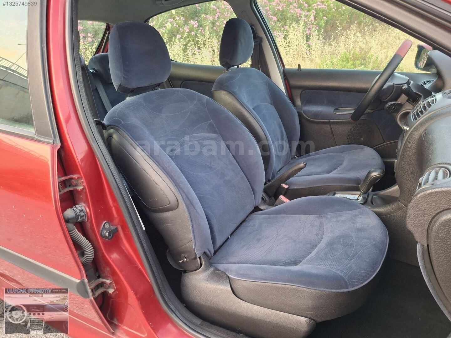 Galeriden Peugeot 206 1.4 XT 2002 Model İzmir 152.000 km Bordo 7