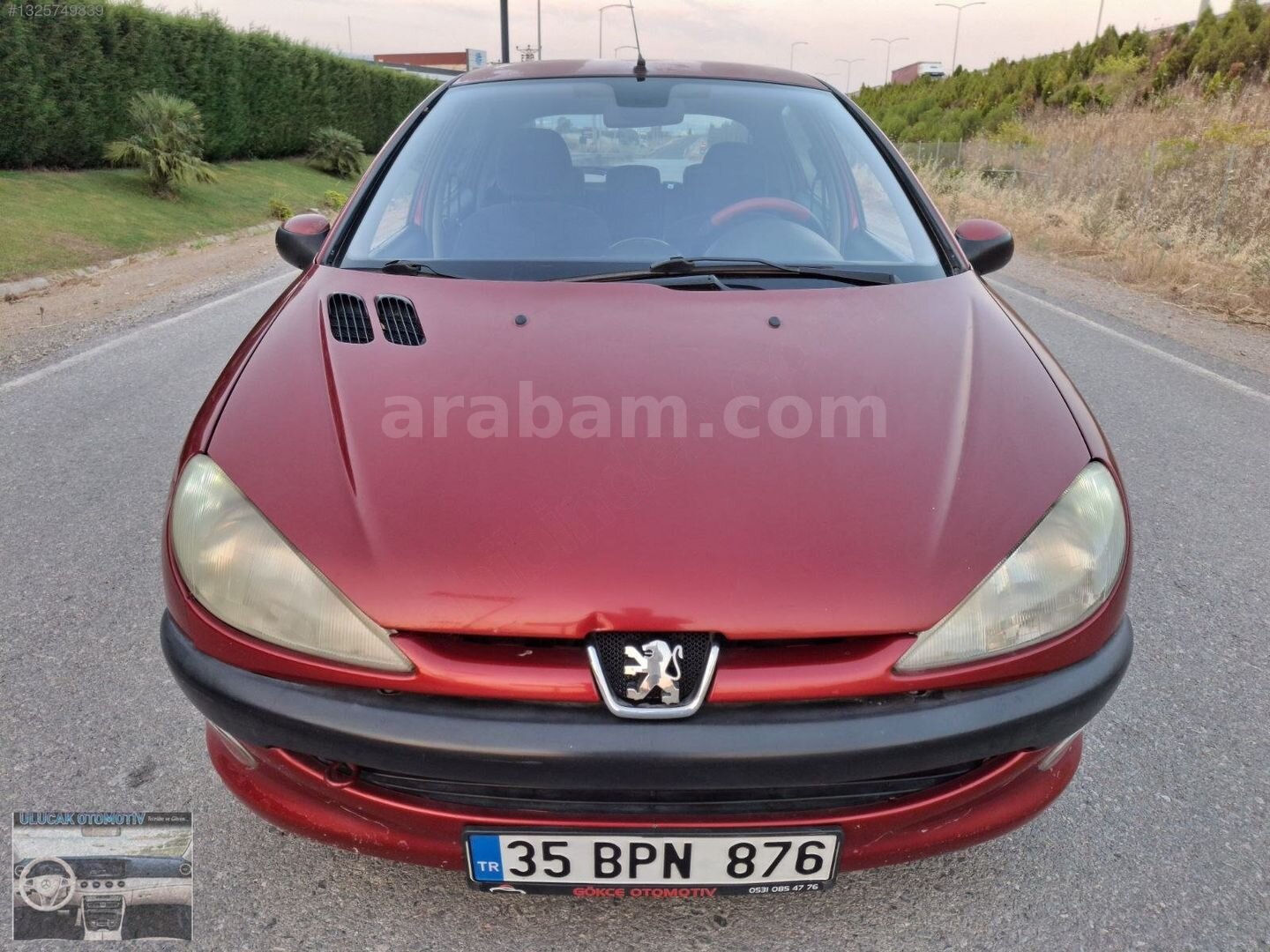 Galeriden Peugeot 206 1.4 XT 2002 Model İzmir 152.000 km Bordo 4
