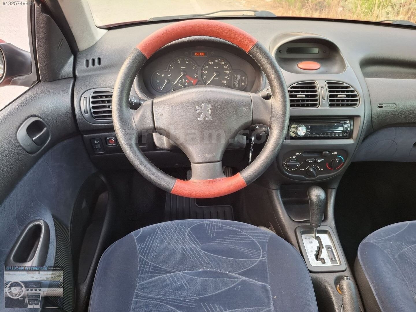 Galeriden Peugeot 206 1.4 XT 2002 Model İzmir 152.000 km Bordo 2