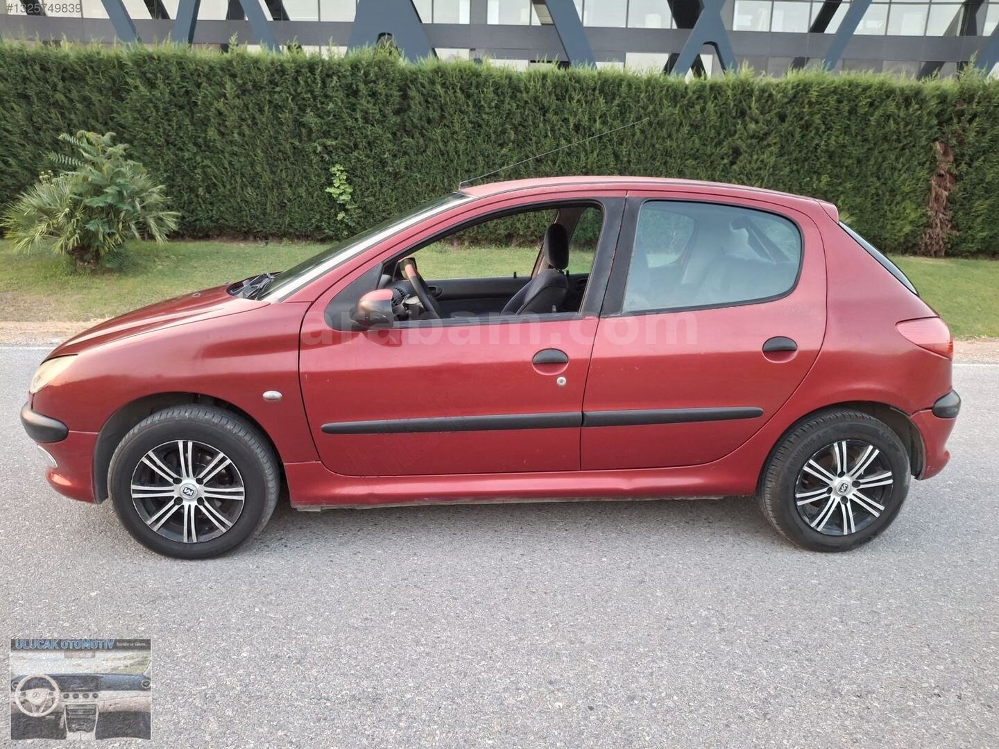 Galeriden Peugeot 206 1.4 XT 2002 Model İzmir 152.000 km Bordo 6