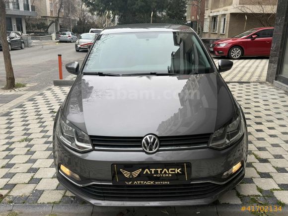 ATTACK MOTORS'DAN 2016 VW POLO 1.4TDİ DSG BOYASIZ 62.000KM!!