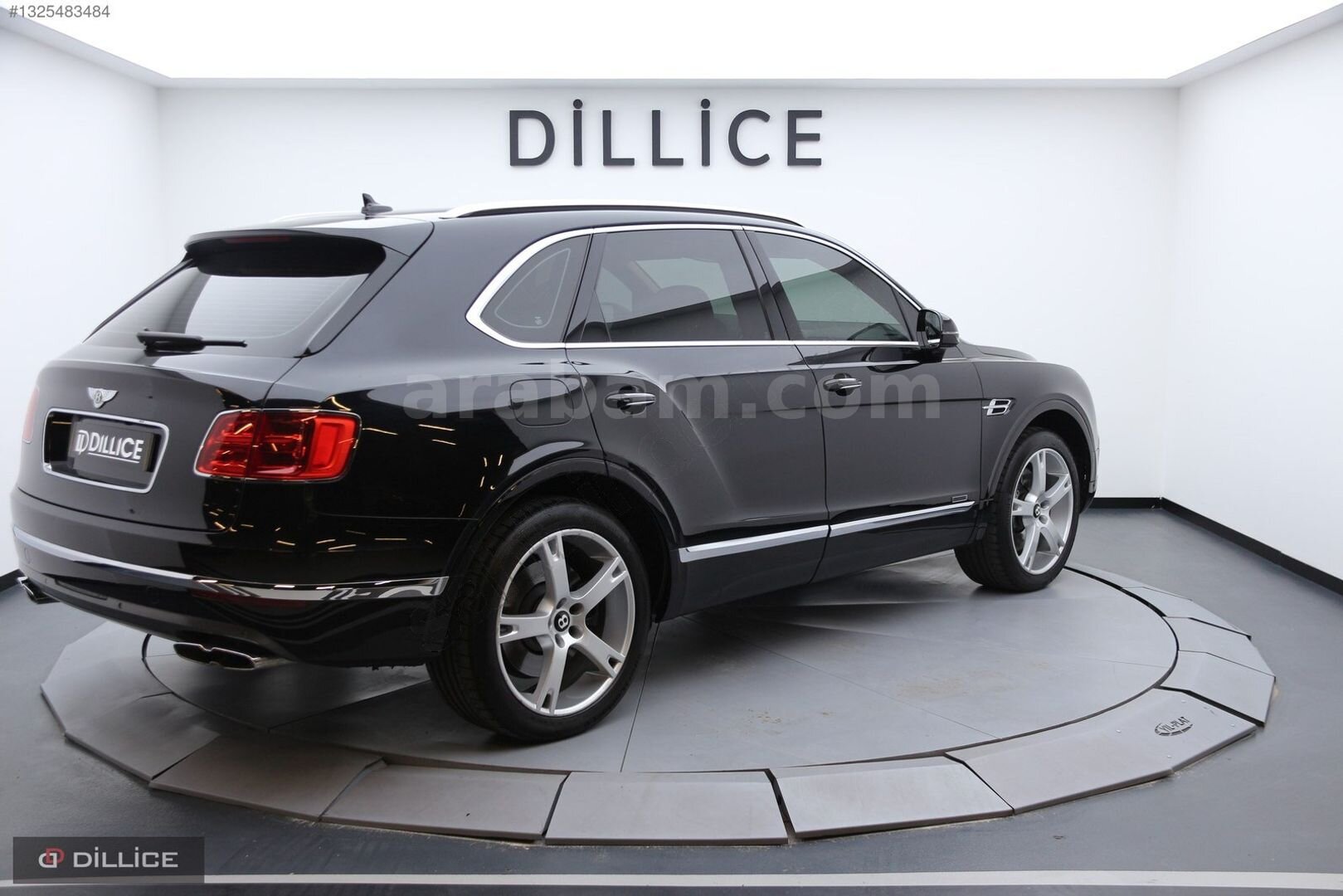 Galeriden Bentley Bentayga 4.0 Diesel 2017 Model İstanbul 61.000 km Siyah 2